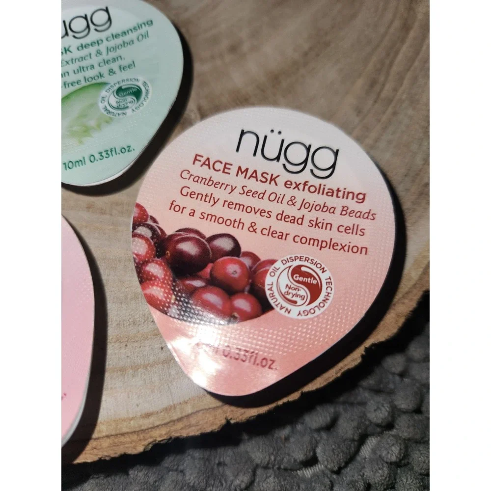 (3 Pack) NUGG‎ Deep Cleansing Hydrating Exfoliating Face Masks, 0.33 FZ
